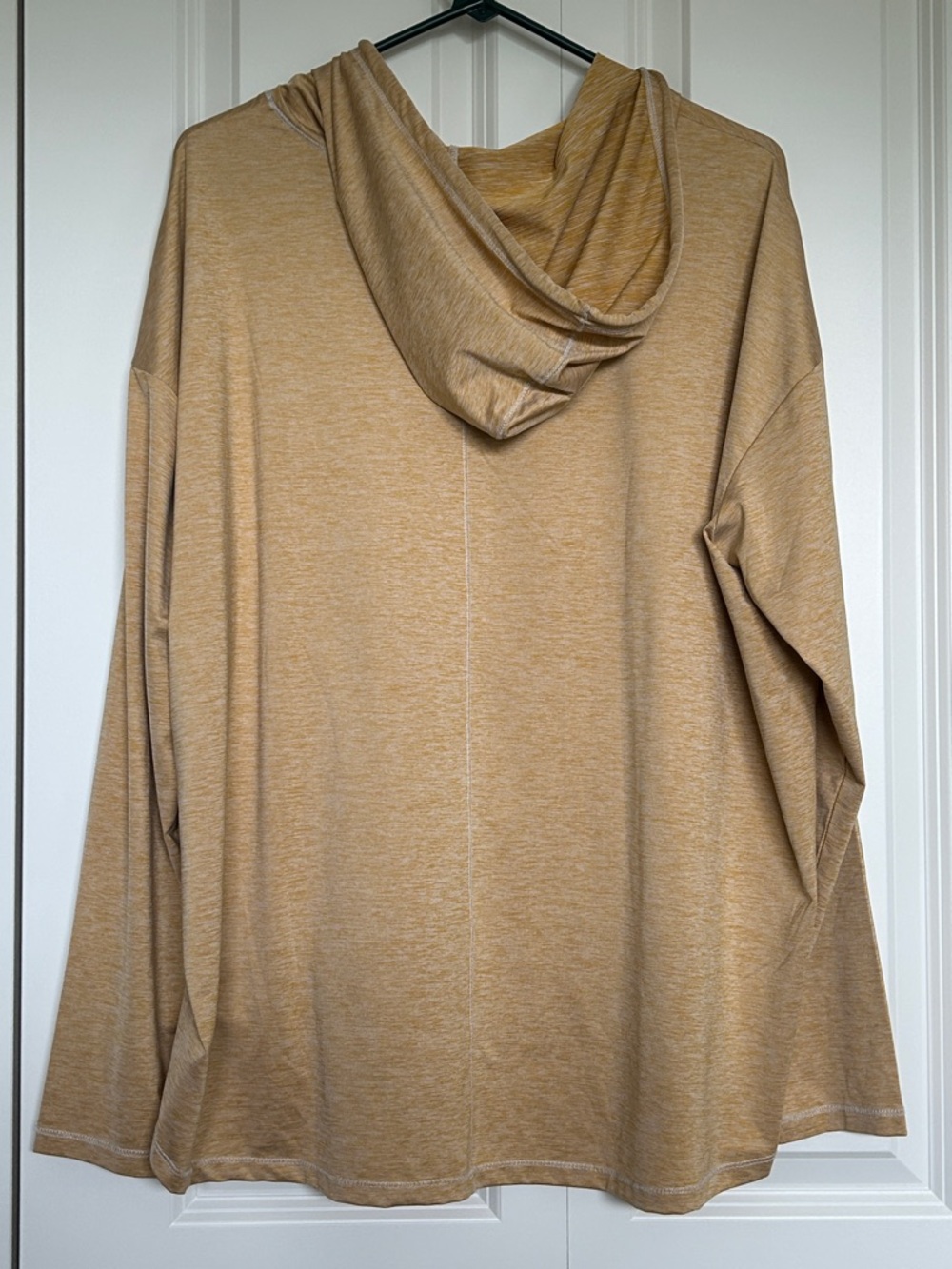 Eddie Bauer Women’s XL Loose Fit Lightweight Pullover Hoodie w/ Pouch - Yellow - Picture 15 of 15